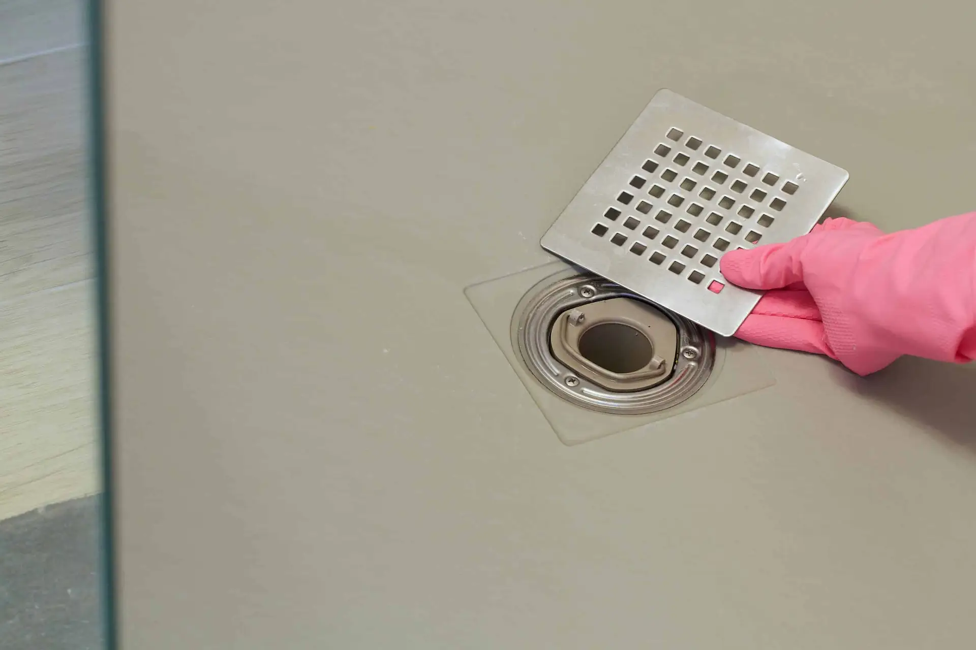 How to clean a shower drain