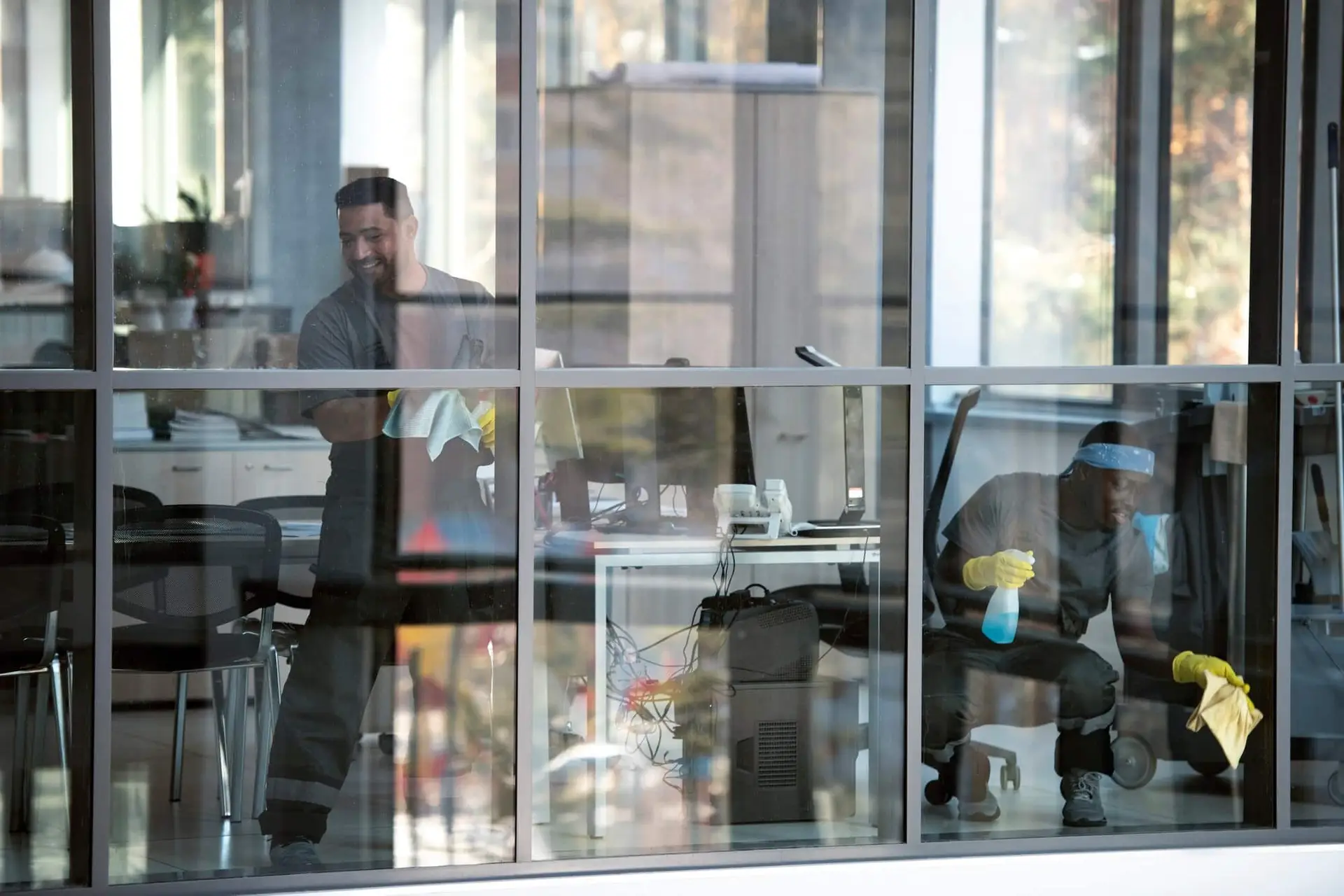 Commercial cleaning services