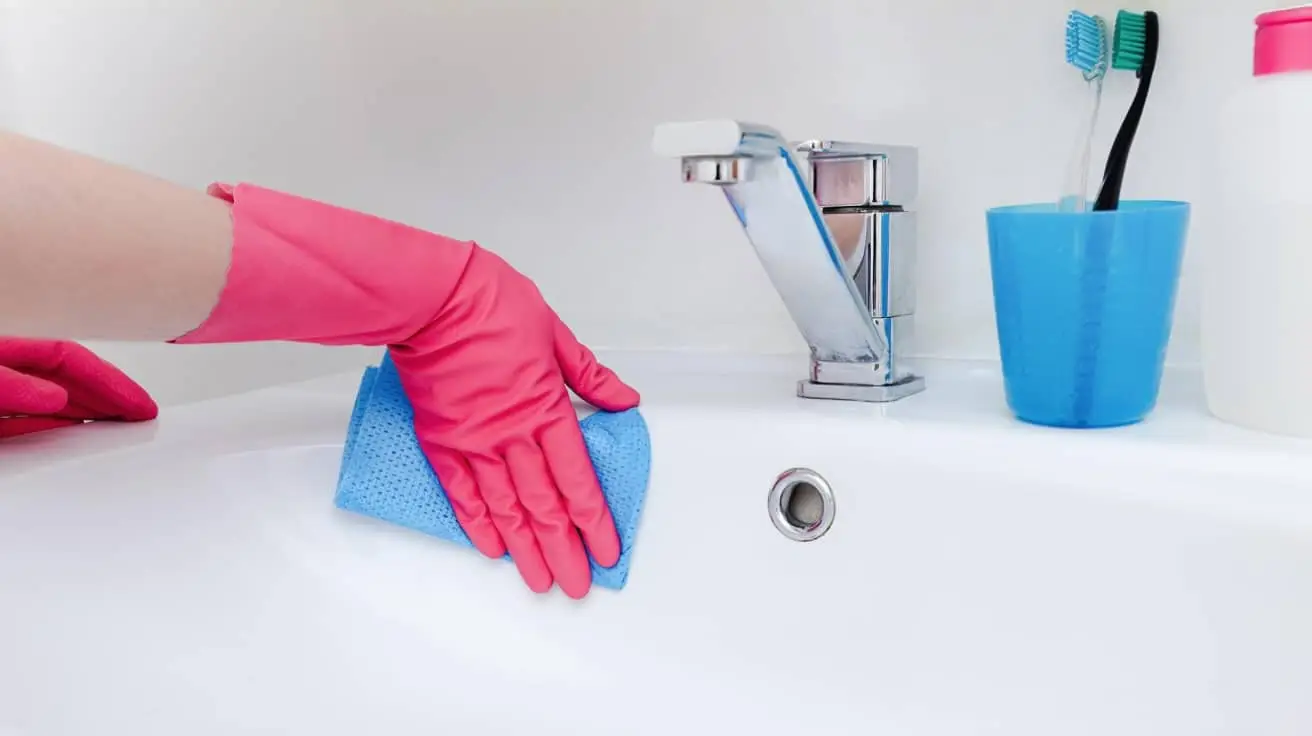 disinfecting bathrooms