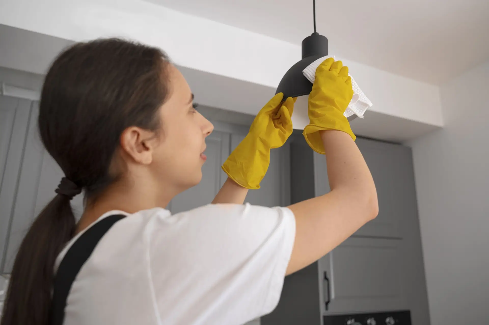 Clean Ceiling Fans and Light Fixtures