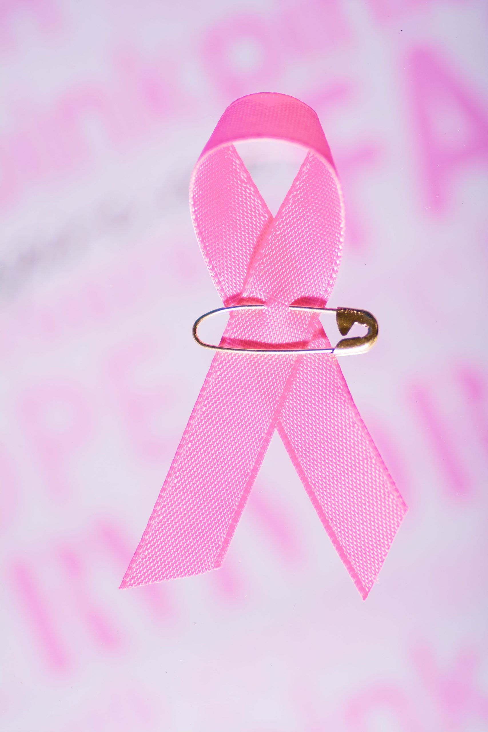 Pink awareness ribbon for Breast Cancer Awareness Month in McKinney TX